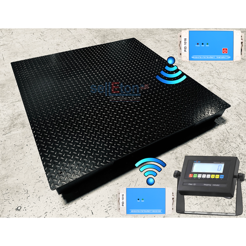 NTEP certified Industrial 48" x 48"(4'x4) Wireless Floor scales 10000 lb x 2 lb - Picture 5 of 6