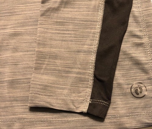 Hang Ten Men's M Gray Long Sleeve Shirt Sun Tee Quick Dry UPF 50+ 4 Ways Stretch - Picture 5 of 7