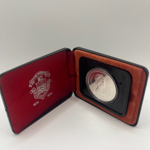 Canada 1974 $1 Silver Winnipeg - Centennial Proof-like - In Mint Case - Picture 3 of 3