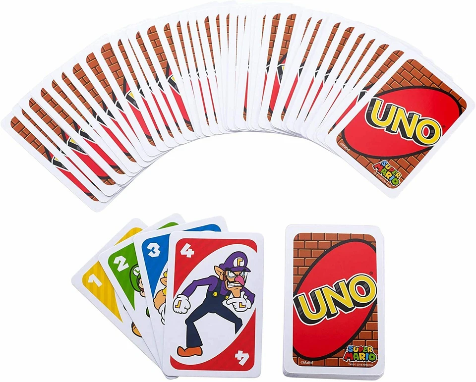 MATTEL UNO: Super Mario - Card Game DRD00 - Image 3 of 4