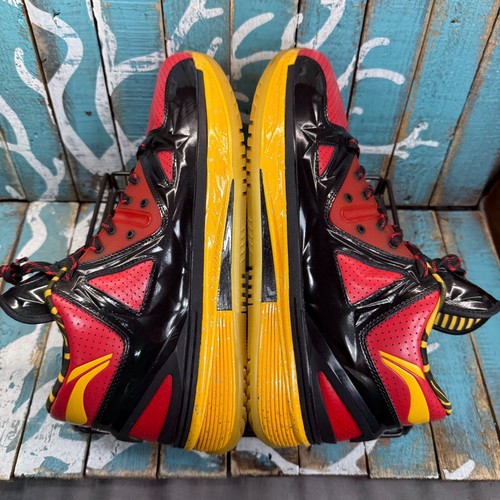 Baloncesto para hombre Li-Ning Way of Wade 2 raro "muestra" rojo/negro/amarillo talla 15 - Imagen 4 de 11