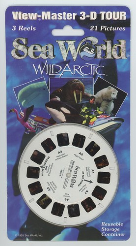 Sea World Wild Arctic 1998 Fisher Price View-Master 3 -Reel Packet Sealed New