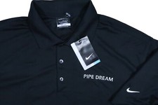 NWT Nike GOLF Dri-Fit Micro Pique Polo 2.0 363807 PIPE DREAM LARGE BLACK SHIRT