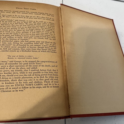 UNCLE TOM'S CABIN STOWE - Art Type Edition Books Inc Hardcover No Dust jacket - Foto 5 di 10