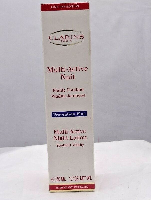 Мультиактивный ночной лосьон Clarins, 1,7 унции, Новый в упаковке!