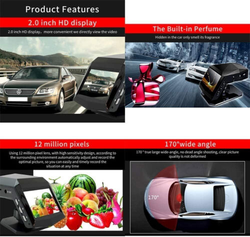 Car DVR Dash Cam Video Registrator Night Vision Parking Monitor Loop Recording - Picture 12 of 18