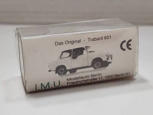 IMU I.M.U. Trabant 601 White /W Green TOP 1:87 HO Scale - Picture 3 of 4