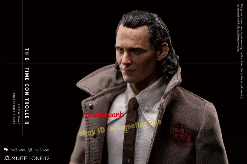 MUFF TOYS Loki The Time Controller TOM HIDDLESTON 1/12 Action