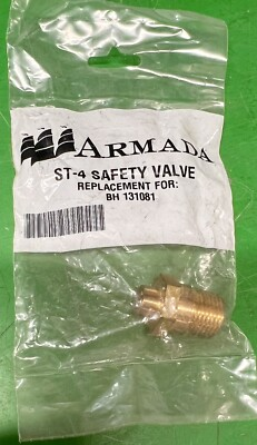 #ad ST 4 Safety PopOff Pressure Relief Valve 250 PSI 1 2quot; NPT for Bendix 131081⚡FS $21.99