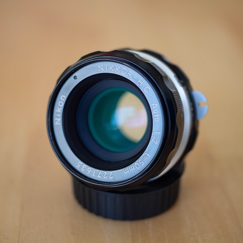 NEAR MINT! Nikon Nikkor-H C Auto 50mm F/2 AI Converted Manual Focus Lens - Picture 5 of 13