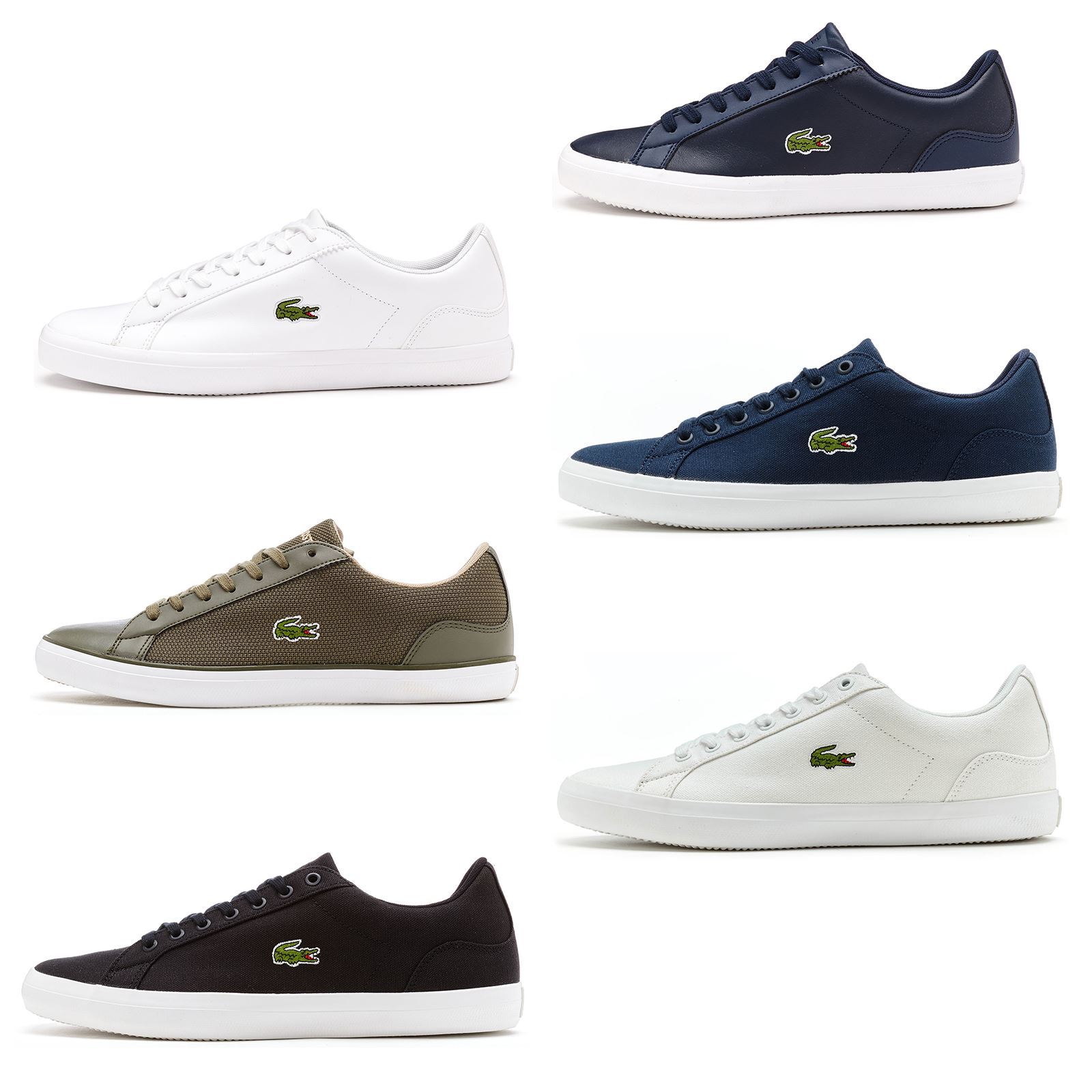 Lacoste Lerond BL 1 & 2 CAM & SPM cuero y textil tenis en todos los tamaños Lacoste Lerond BL 1 & 2 CAM & SPM cuero y textil tenis en todos los tamaños