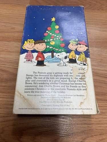 A Charlie Brown Christmas VHS - Picture 5 of 8