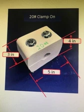 Lead Ballast Weight 20lbs Clamp On