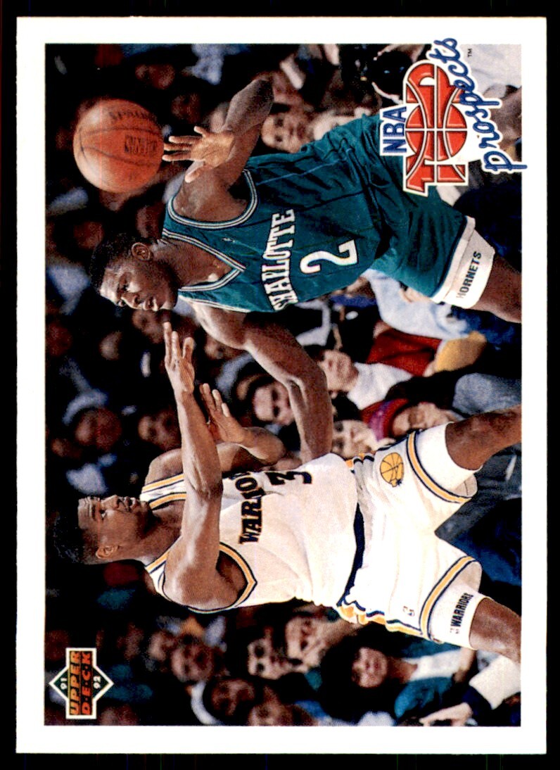 1991-92 Upper Deck #438 NBA Top Prospects Checklist (Billy Owens/Larry Johnson)
