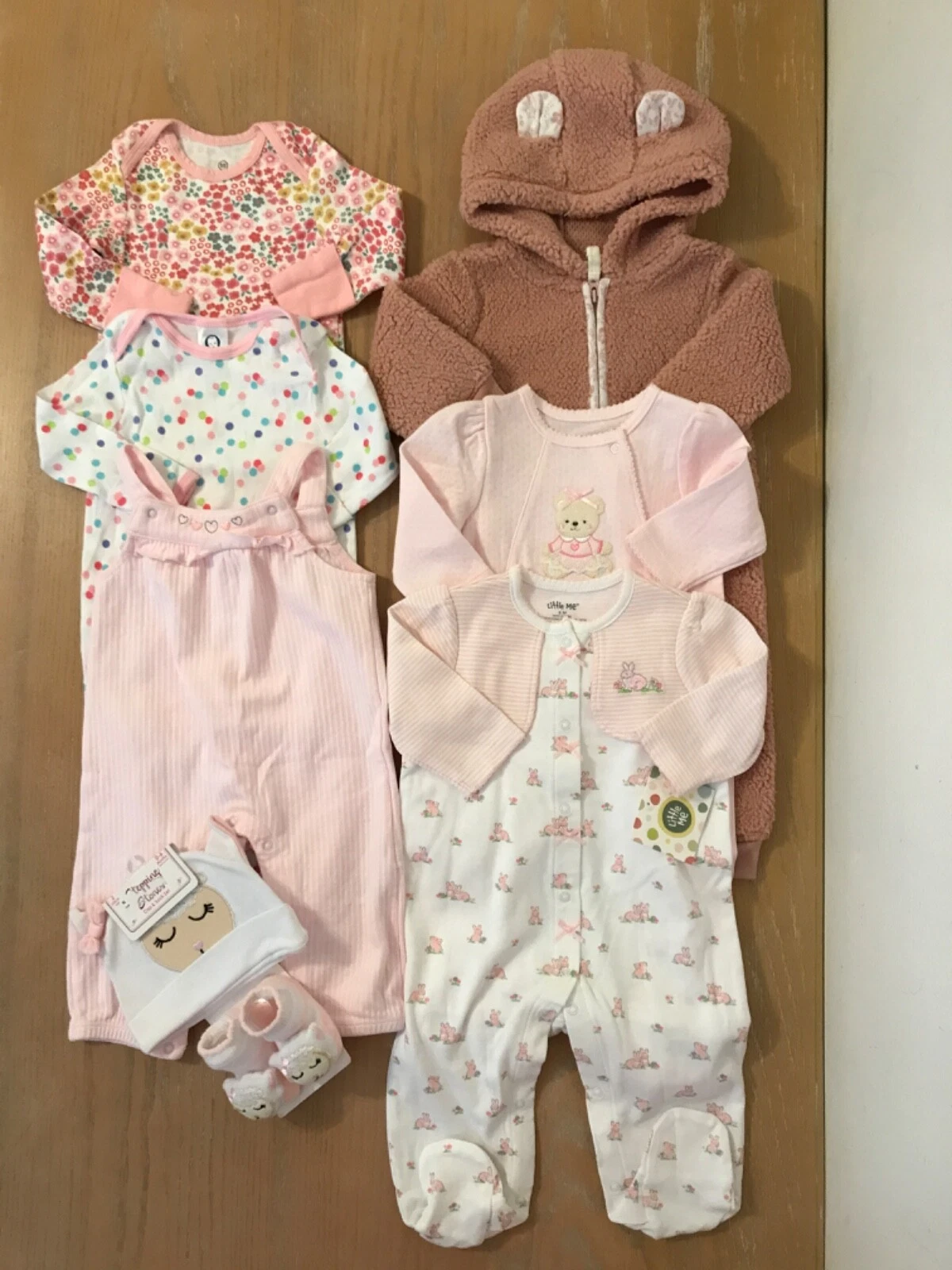 Little Me, Carter's, Others Infant Girls Clothing Lot of 7 Size 0-6, & 6 Months