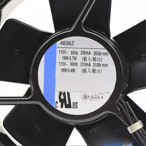 Cooling Fan 119mm*119mm*38mm 4606Z 115V 18W 3100RPM - Afbeelding 1 van 4