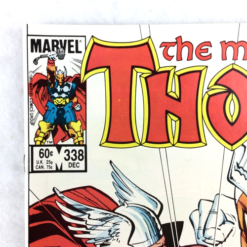 The Mighty THOR #338 (Marvel Comics 1983) 2nd App & Origin Beta Ray Bill VF/NM - Picture 2 of 8