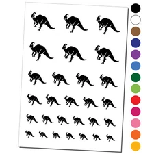 Parasaurolophus Dinosaur Temporary Tattoo Water Resistant Set Collection
