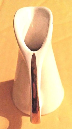 Jarrón crema porcelana transbordador espacial vintage Kennedy Space Center Florida NASA - Imagen 4 de 5