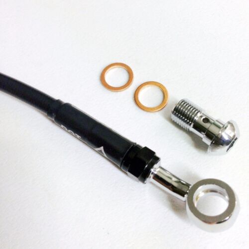 HONDA XRV750 AFRICA TWIN 1990-03 VENHILL F&R braided brake lines hoses RACE - Picture 4 of 4