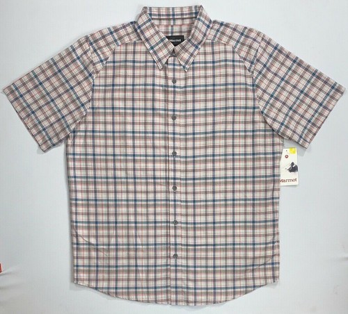 Men's Marmot Agrozonda Plaid Button-Front Short Sleeve Shirt - Picture 6 of 10