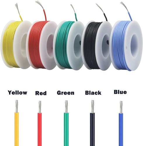30 AWG Flexible Silicone Wire Electric wire 30 gauge Copper Hook Up Wire 300V - Bild 2 von 11
