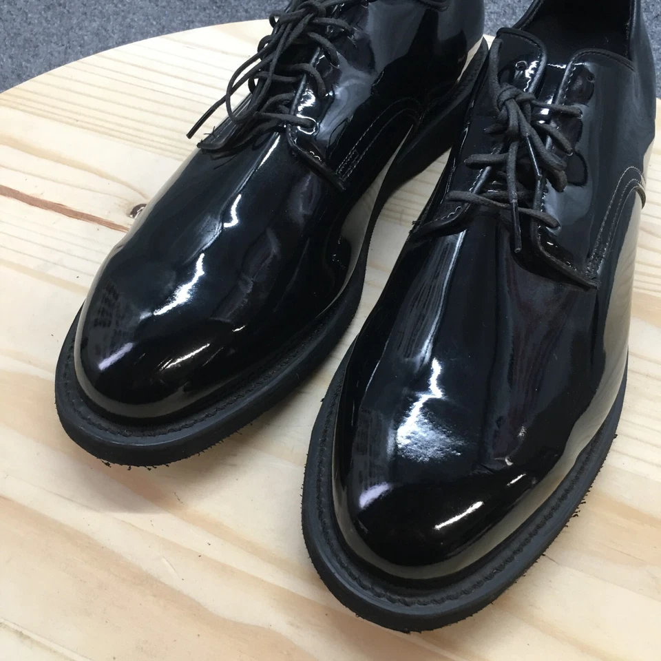 Zapatos Thorogood Para Hombre 16M Clásicos Poroméricos Oxford Brillo Negro Charol Foto 4 de 4