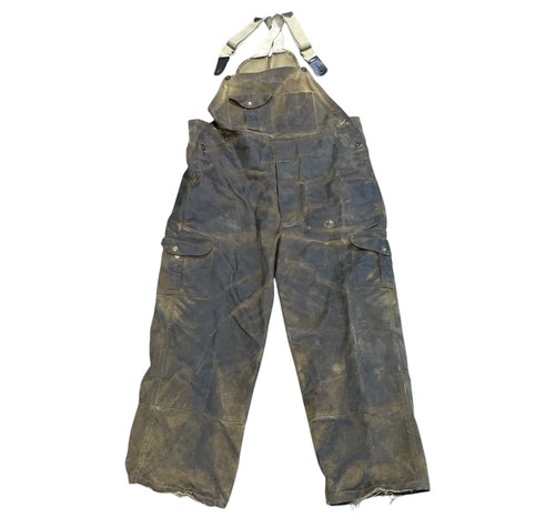 Vintage C.C. Filson Men’s Oil Finished Double Tin Cloth USA Made Overalls Bib 36