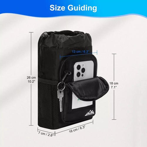 Crutch Bag Large Capacity Crutch Accessories Storage Pouch Organizer Bag - Picture 4 of 9