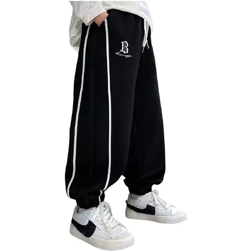 Kids Boys Pants Fitness Jogger Spring Trousers With Pockets Sweatpants Outdoor - Picture 6 of 21