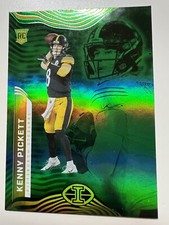2022 Illusions Kenny Pickett RC Emerald Green Parallel #84 Steelers Rookie