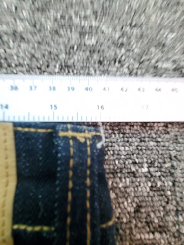 Vaqueros de mezclilla azul arenque rojo para hombre W32R L30 - Imagen 6 de 9