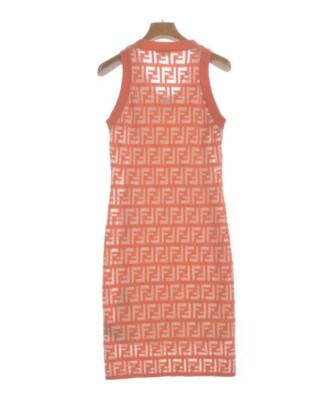 FENDI Dress Orange(Total pattern) 36(Approx. XS
