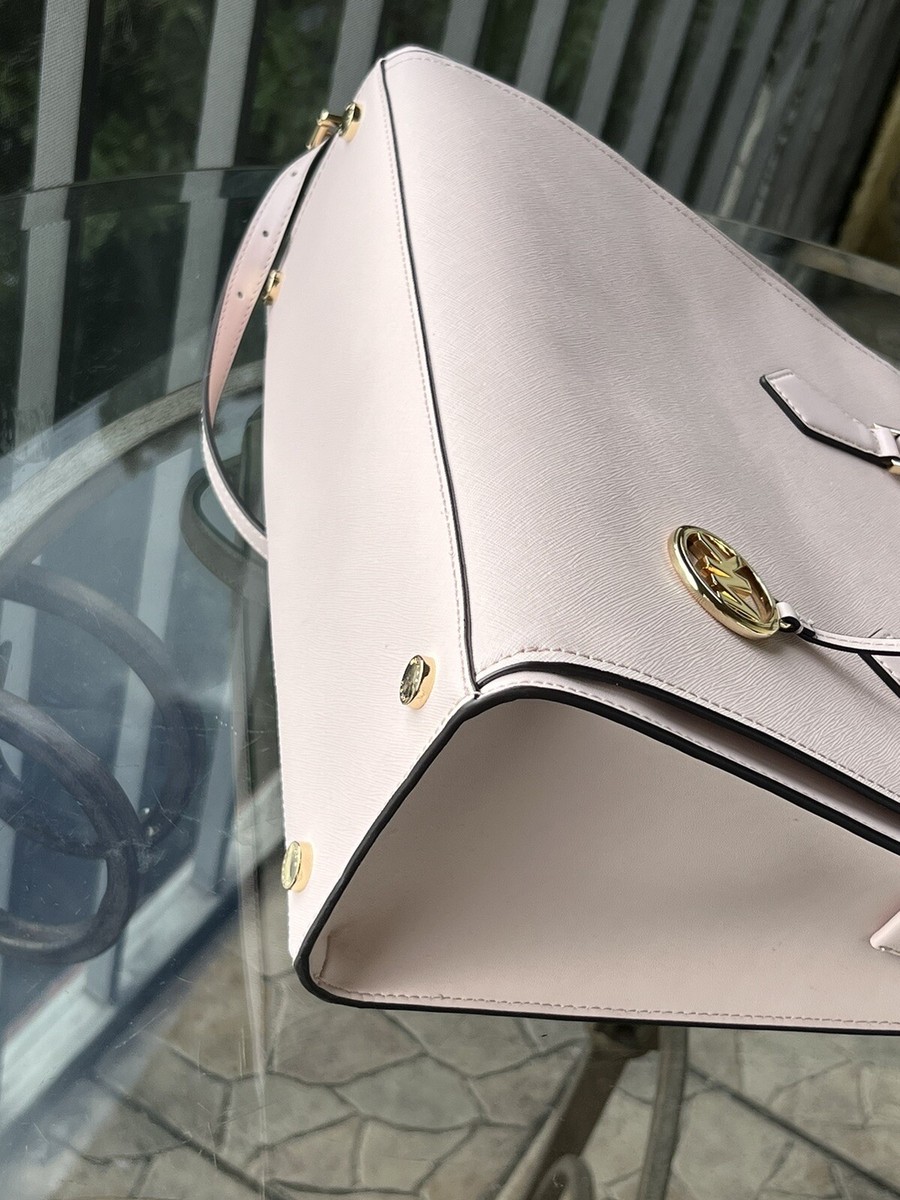 Michael Kors Women Large Leather Satchel Shoulder Bag Tote Purse 