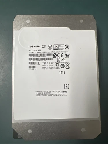 Toshiba MG07SCA 14TB SAS 12Gb/s 3.5in Enterprise HDD MG07SCA14TE