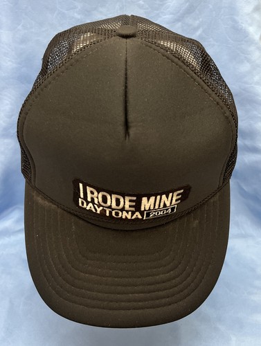 2004 I RODE MINE DAYTONA BASEBALL CAP NEW BLACK - Picture 4 of 6