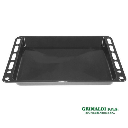 VASSOIO TEGLIA LECCARDA SMALTATA PER FORNO SMEG 480370545 ORIGINALE - Foto 1 di 3