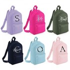 Personalised Kids Script Backpack Boys Girls Any Name School Bag PE Rucksack