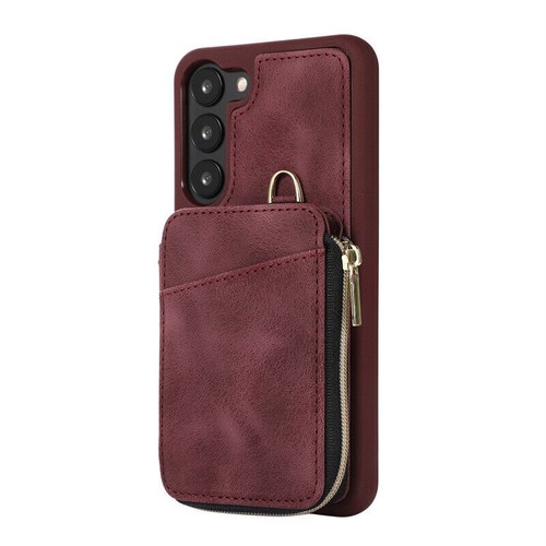 Zipper Card Wallet Phone Case For Samsung S20 S21 S22 S23 Ultra S20 FE S21 FE 5G - Picture 64 of 72