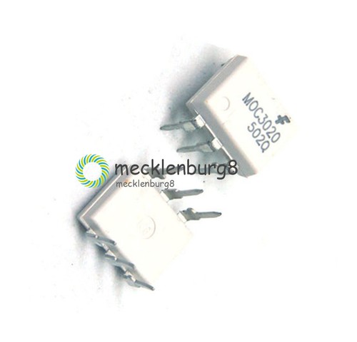 5PCS MOC3020 Optoisolators Transistor Output FAIRCHILD DIP-6 NEW - Bild 4 von 4