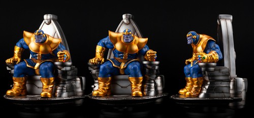 ESTATUA DE BELLAS ARTES MARVEL THANOS EN EL TRONO ESPACIAL - Imagen 2 de 2