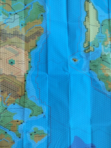D & D The Eastern Countries Trail Map TSR 9404 TM2 1989 - Picture 9 of 13