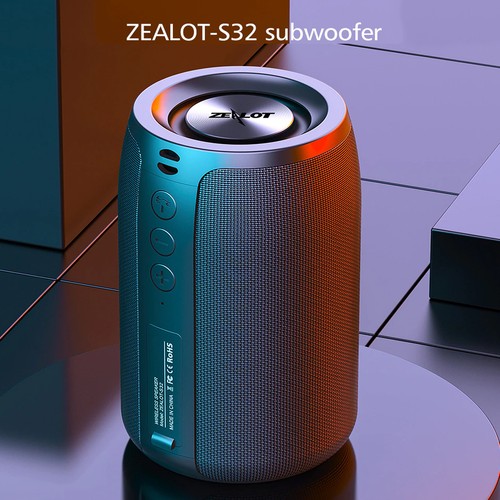 Zealot Outdoor TWS Subwoofer Impermeabile Wireless Altoparlante Bluetooth Portatile G4V8 - Foto 2 di 12