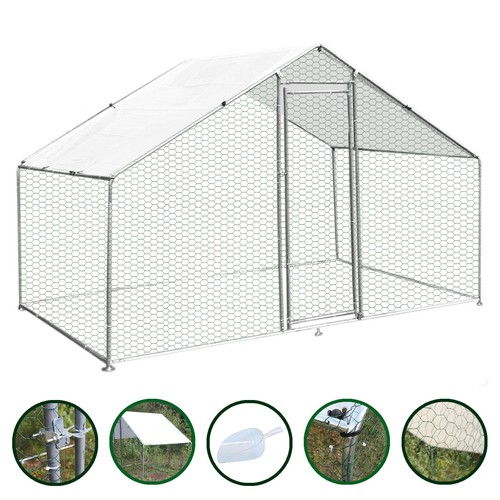 Hühnerstall Hühnerfreilauf Hühnergehege Auslauf Outdoor-Hühnerkäfig UV Geflüge - Bild 3 von 12