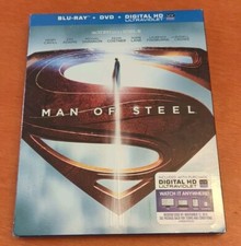 Man of Steel Blu-ray Henry Cavill Amy Adams Michael Shannon Kevin Costner