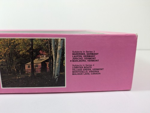 Guild "Marlboro Vermont" 1000 Piece Jigsaw Puzzle 4710-3 NIB Sealed Cabin Birch - Picture 4 of 8