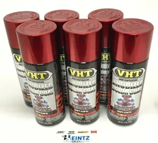VHT SP450-6 PACK RED Anodized Color Coat - High Heat Coating - 11 oz Aerosol