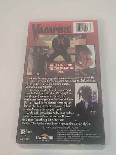 ZUM SCHLAFEN MIT EINEM VAMPIR VHS NEU VERSIEGELT - Bild 3 von 7