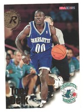 1996-97 NBA Hoops Basketball Charlotte Hornets Tony Delk RC