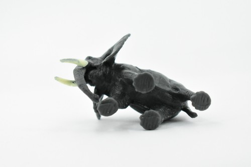 Elephant, Asian Animal, Realistic Toy Model Hand Painted, 2 1/2" CH420 BB108 - Picture 6 of 9